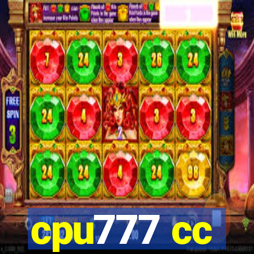 cpu777 cc